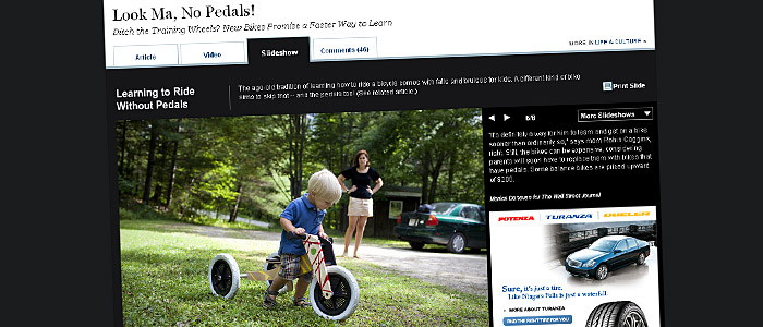 Look Ma, No Pedals! źródło: The Wall Street Journal