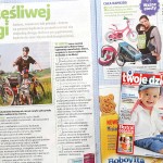 Szczęśliwej drogi – miesięcznik Twoje dziecko – przyczepka rowerowa Croozer