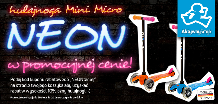 Hulajnoga Mini Micro Neon w promocyjnej cenie!