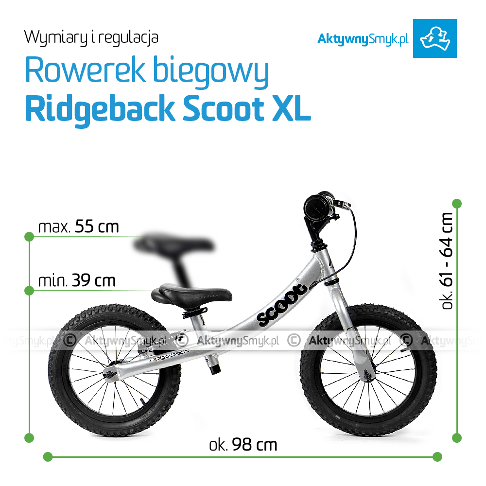 Rowerek biegowy Ridgeback Scoot XL