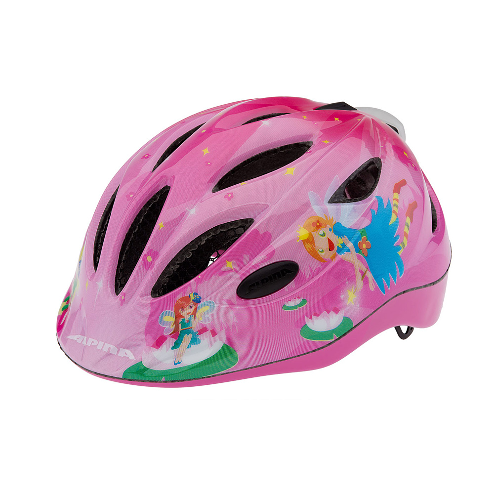 Oczywiście różowy kask rowerowy Alpina Gamma Flash „Little Princess”