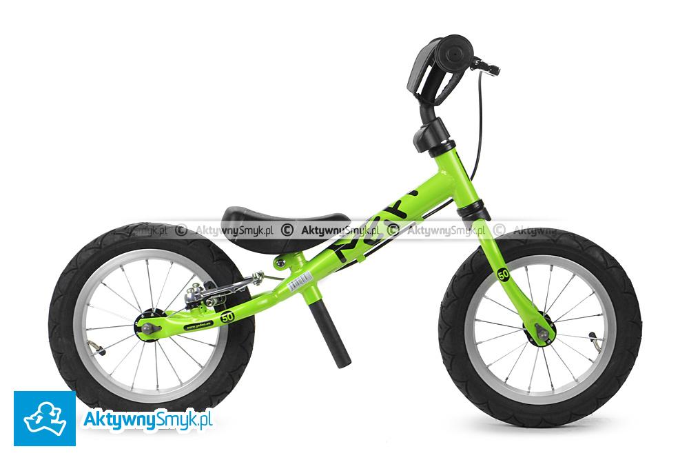 Zielony rowerek biegowy Yedoo Fifty B dla wzrostu 85 cm, wiek 1,5+