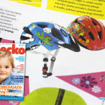 Cykliście na start! – Bezpieczeństwo (miesięcznik Dziecko nr 5 maj 2015) kaski Uvex i Abus